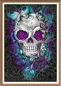 Flower Skull - Diamond Paintings - Diamond Art - Paint With Diamonds - Legendary DIY  | Free shipping | 50% Off