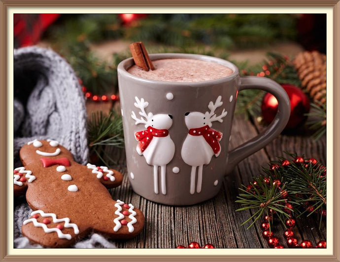 Hot chocolate and gingerbread