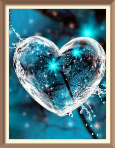 Morning Raindrop of Heart - Diamond Paintings - Diamond Art - Paint With Diamonds - Legendary DIY - Best price - Premium - Free Shipping - Arts and Crafts