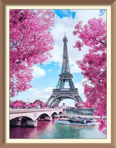 Pink Eiffel - Diamond Paintings - Diamond Art - Paint With Diamonds - Legendary DIY - Best price - Premium - Free Shipping - Arts and Crafts