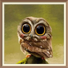 Cartoon Owl on Rock - Diamond Paintings - Diamond Art - Paint With Diamonds - Legendary DIY - Best price - Premium - Free Shipping - Arts and Crafts