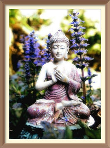 Buddha & Flowers
