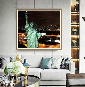 Statue Of Liberty by Night - Diamond Paintings - Diamond Art - Paint With Diamonds - Legendary DIY  | Free shipping | 50% Off
