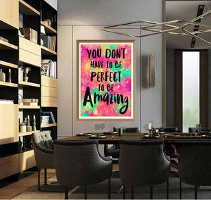 You dont have to be Perfect - Diamond Paintings - Diamond Art - Paint With Diamonds - Legendary DIY  | Free shipping | 50% Off