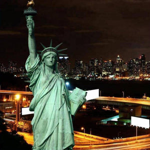 Statue Of Liberty by Night - Diamond Paintings - Diamond Art - Paint With Diamonds - Legendary DIY  | Free shipping | 50% Off