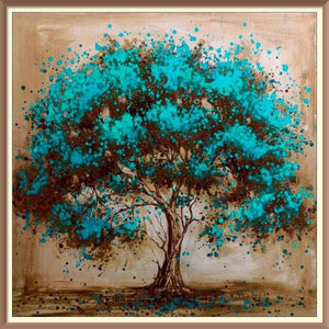Azure Blossom Tree - Diamond Paintings - Diamond Art - Paint With Diamonds - Legendary DIY - Best price - Premium - Free Shipping - Arts and Crafts
