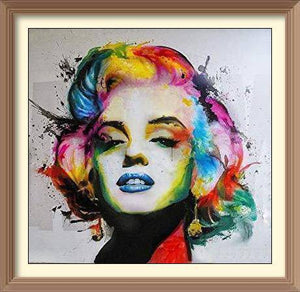 Colorful Marilyn Monroe - Diamond Paintings - Diamond Art - Paint With Diamonds - Legendary DIY - Best price - Premium - Free Shipping - Arts and Crafts