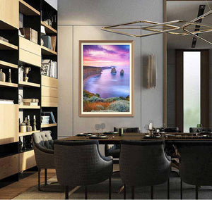 Purple Sky and the Ocean - Diamond Paintings - Diamond Art - Paint With Diamonds - Legendary DIY  | Free shipping | 50% Off