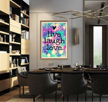 Live Love Laught 2 - Diamond Paintings - Diamond Art - Paint With Diamonds - Legendary DIY  | Free shipping | 50% Off