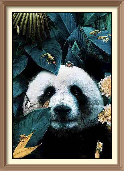 Panda in the Forest - Diamond Paintings - Diamond Art - Paint With Diamonds - Legendary DIY - Best price - Premium - Free Shipping - Arts and Crafts