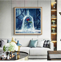 Rose in The Glass Cage - Diamond Paintings - Diamond Art - Paint With Diamonds - Legendary DIY  | Free shipping | 50% Off