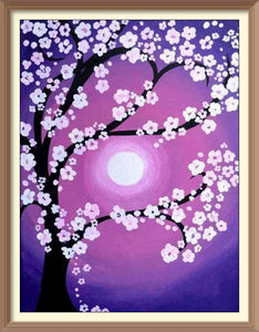 Sakura in the Light - Diamond Paintings - Diamond Art - Paint With Diamonds - Legendary DIY - Best price - Premium - Free Shipping - Arts and Crafts